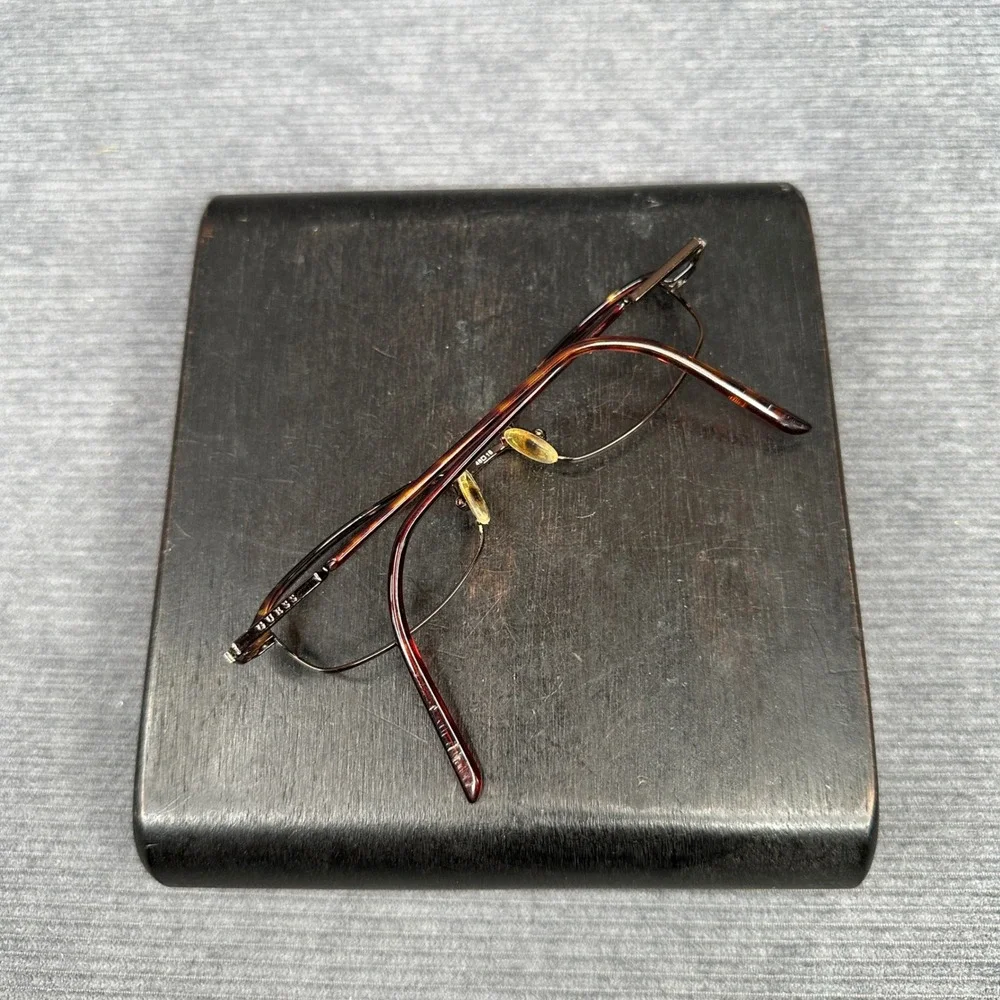 Guess GU 1050 TO Tortoise Shell Oval Y2K Eyeglasses Frame 48-18-140 Brown Unisex
